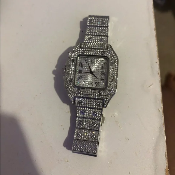 Silver Rhinestone Watch - Picture 3 of 5